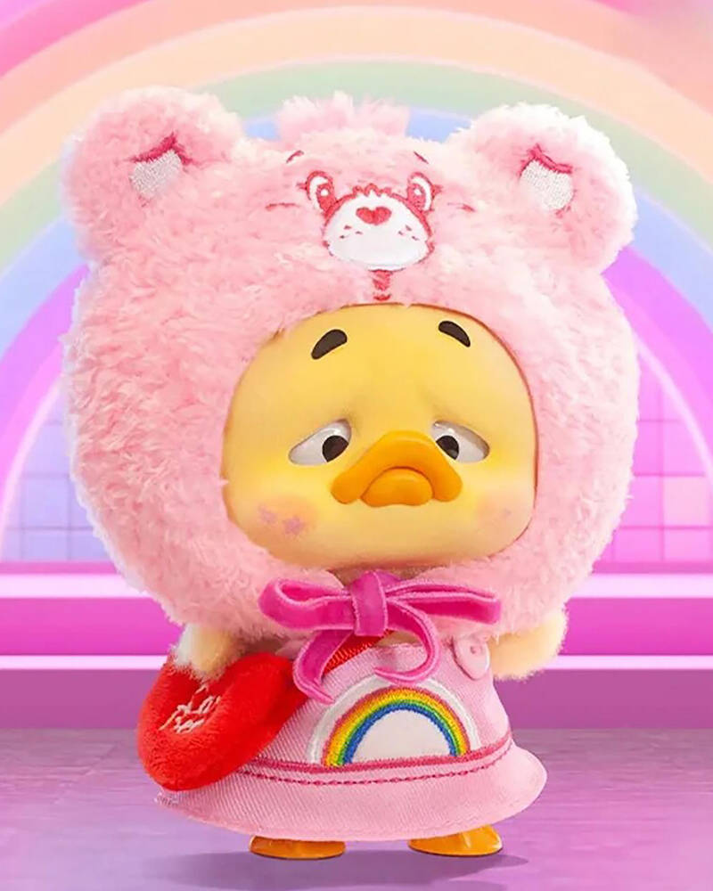 Upset Duck Care Bears x Upset Duck Neon Sweetheart Duck Blind Box for Unisex