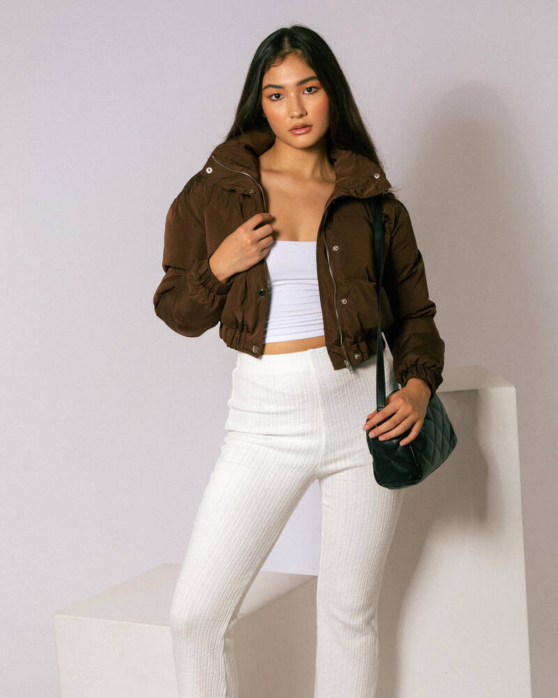 Luvalot Rosado Puffer Jacket for Womens