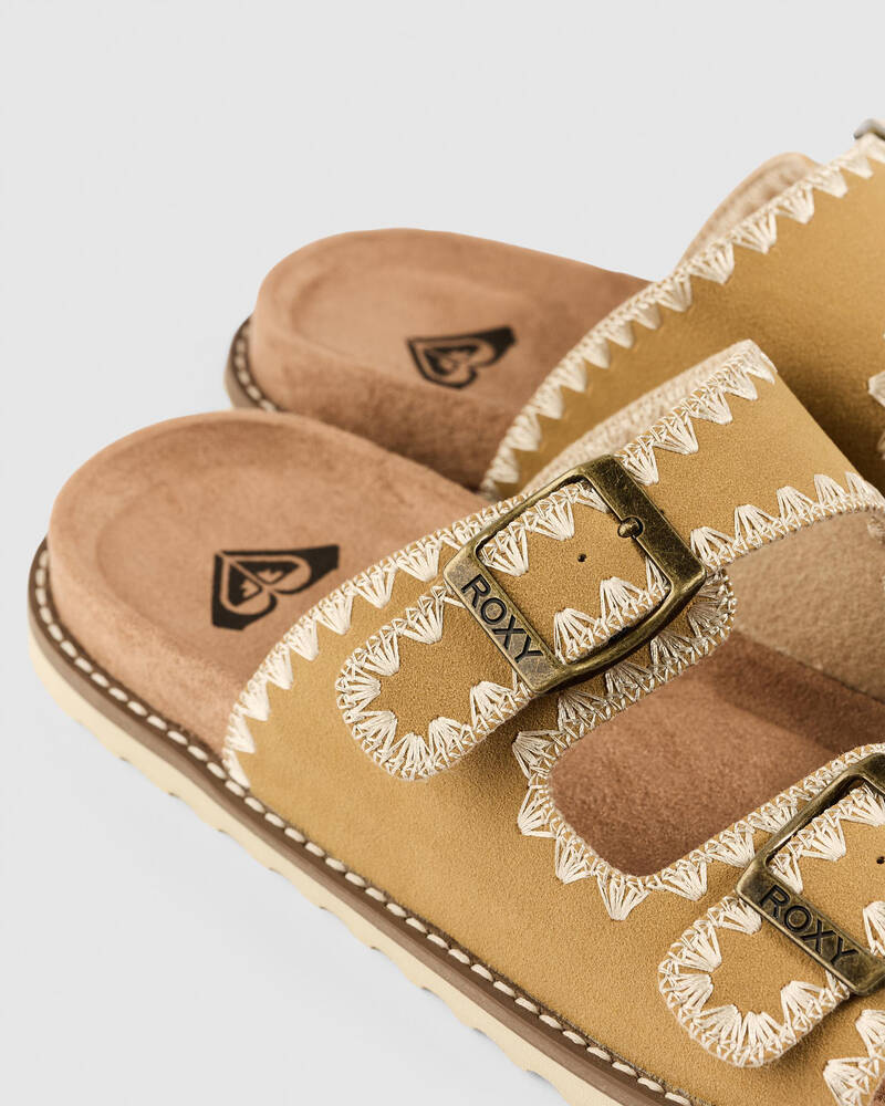 Roxy Womens Hyndira Slide Sandals for Womens