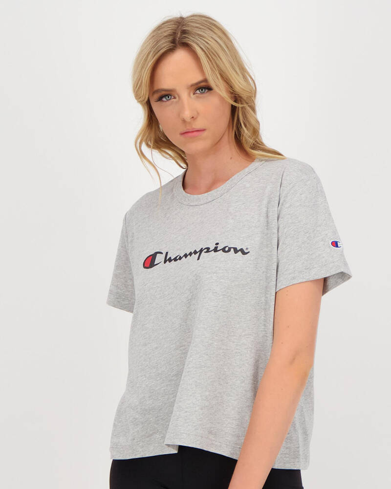 Champion Logo T-Shirt for Womens