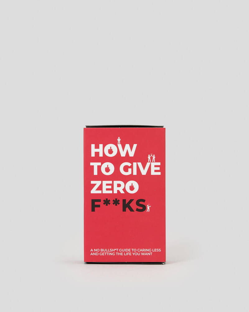 Get It Now How to Give Zero F**ks Game for Unisex