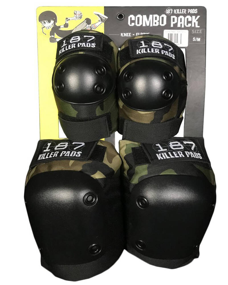 187 Killer Pads Skate Gear Protective Combo Pack for Unisex