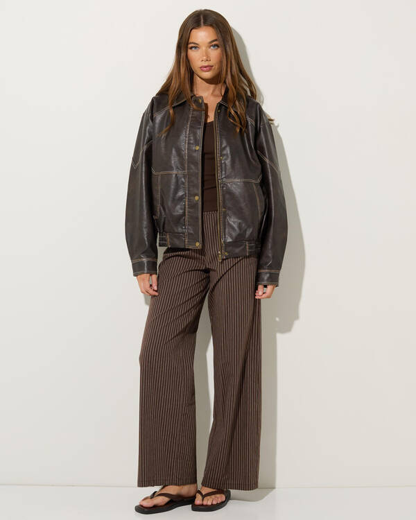 Ava And Ever Radley Faux Leather Jacket for Womens