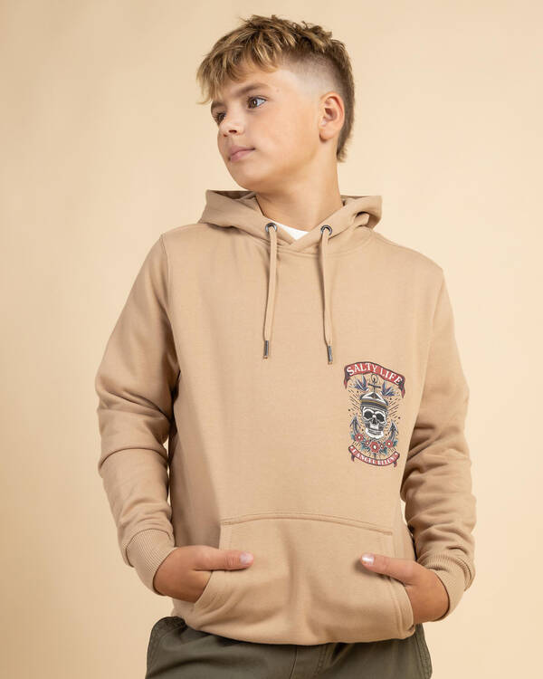 Salty Life Boys' Carrion Crown Hoodie for Mens