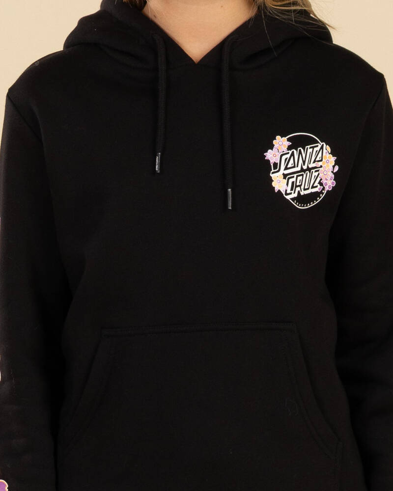 Santa Cruz Girls' Blooming Stack Dot Chest Hoodie for Womens