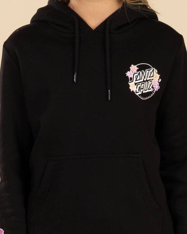 Santa Cruz Girls' Blooming Stack Dot Chest Hoodie for Womens