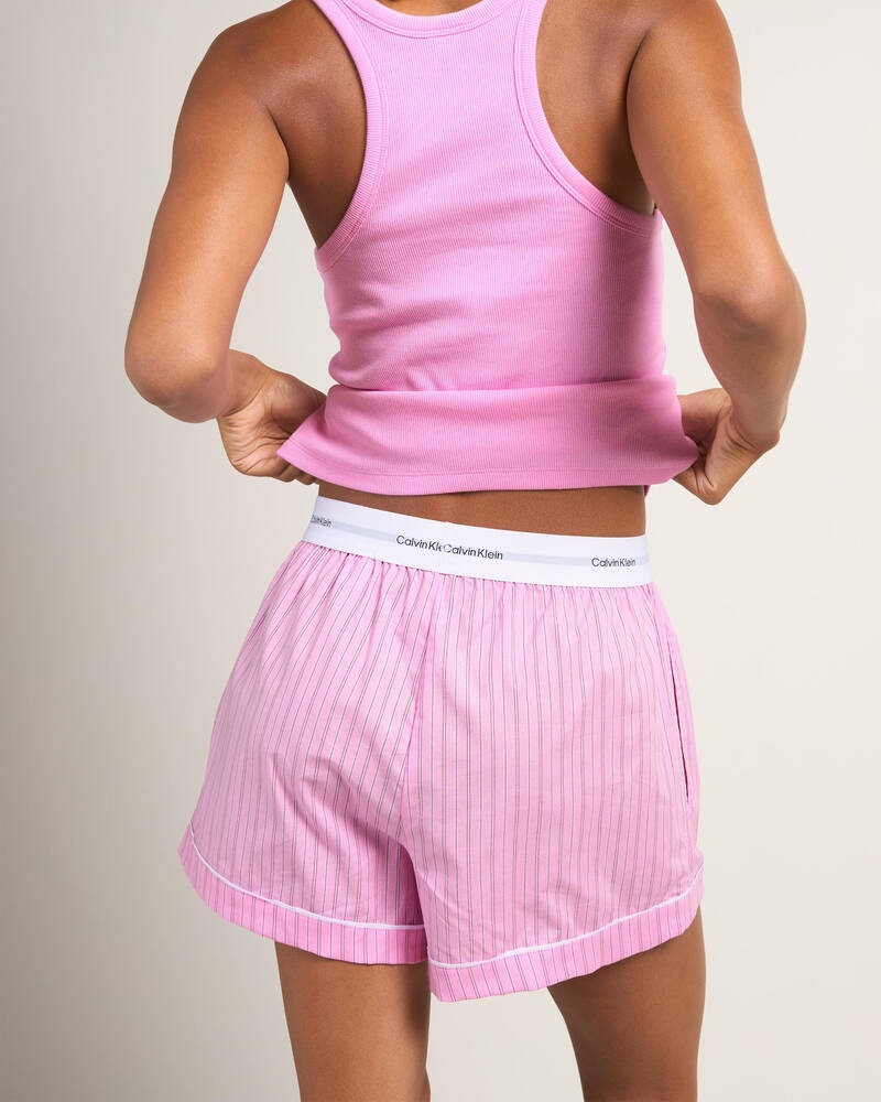 Calvin Klein V-Day Poplin Shorts for Womens