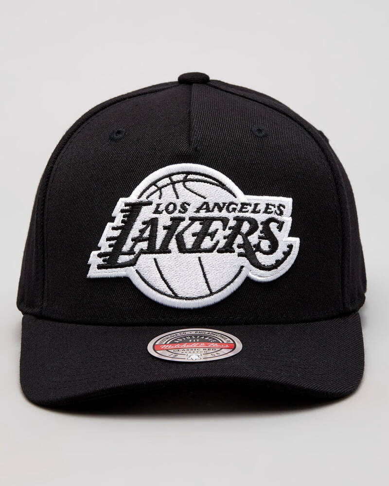 Mitchell & Ness LA Lakers Team Logo Snapback Cap for Mens