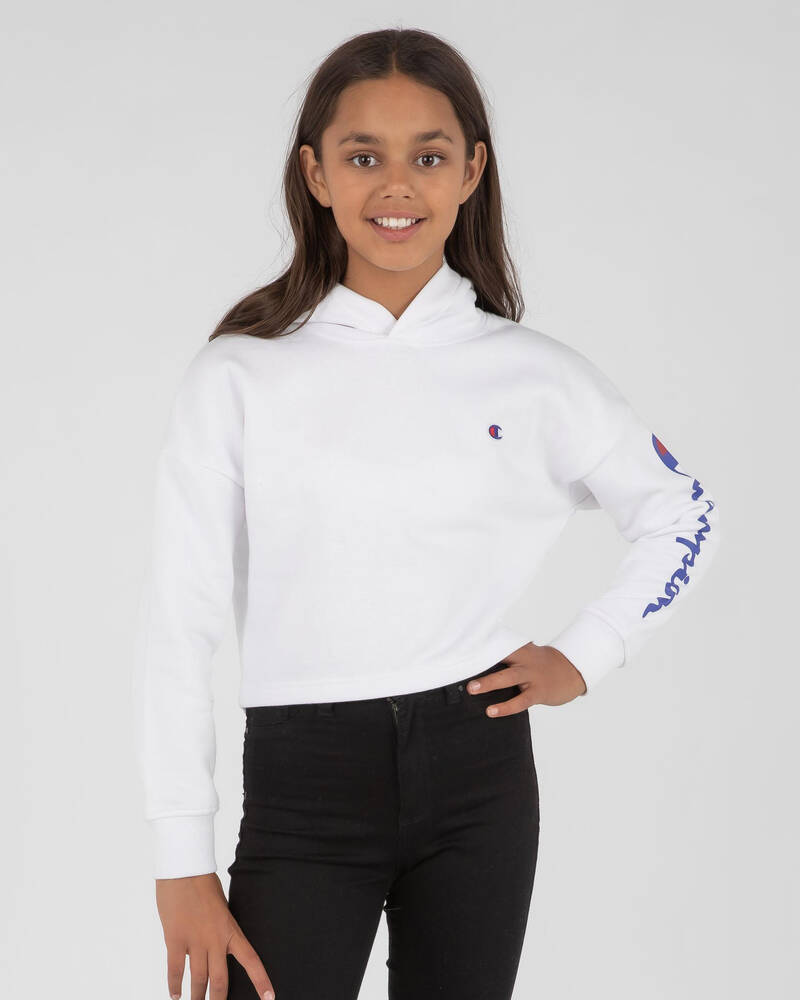 Champion Girls' Sporty Boxy Hoodie for Womens