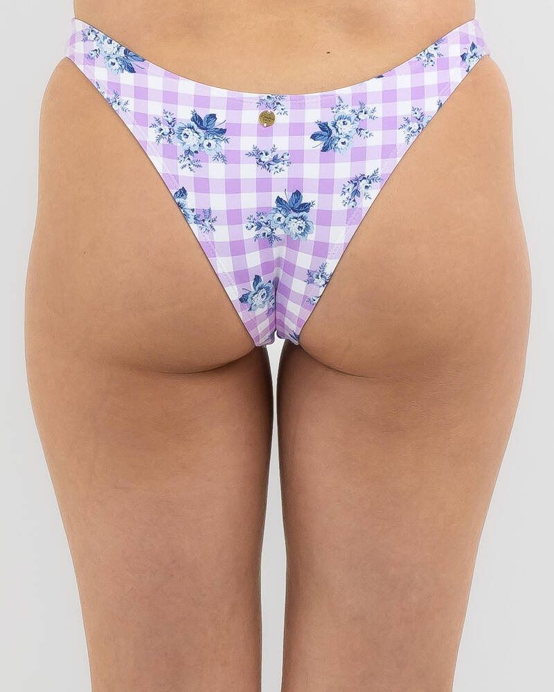 Kaiami Fallon High Cut Bikini Bottom for Womens
