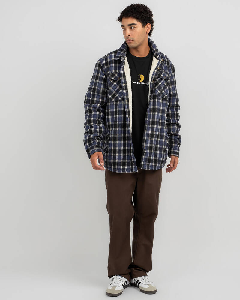 Town & Country Surf Designs Canyon Sherpa Flannel Shirt for Mens