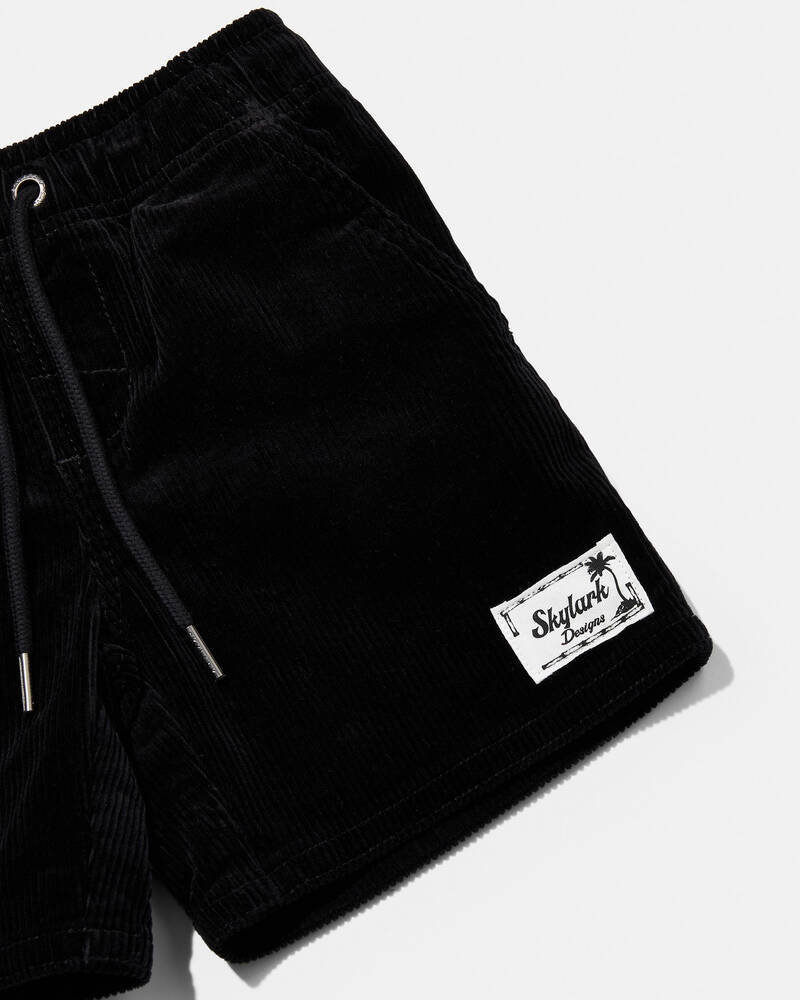 Skylark Toddlers' Cord Elastic Waist Shorts for Mens