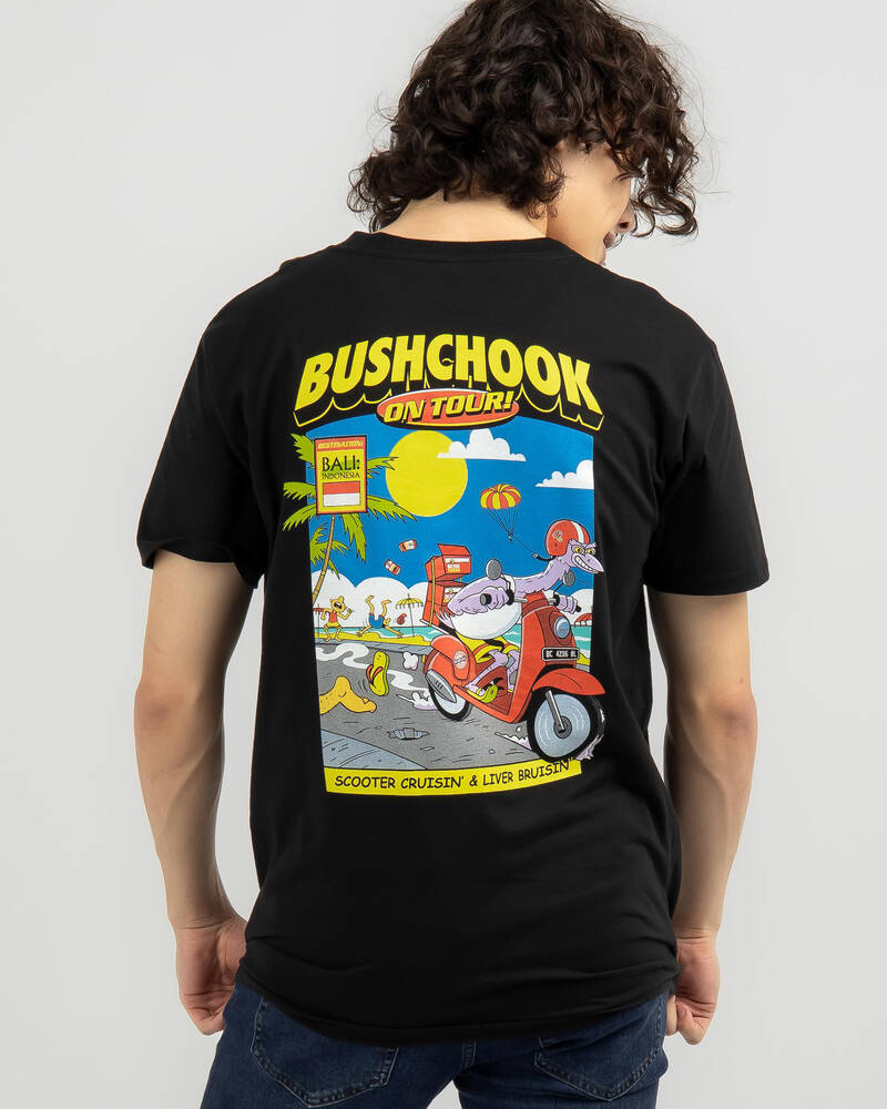 Bush Chook Chooks on Tour Bali T-Shirt for Mens