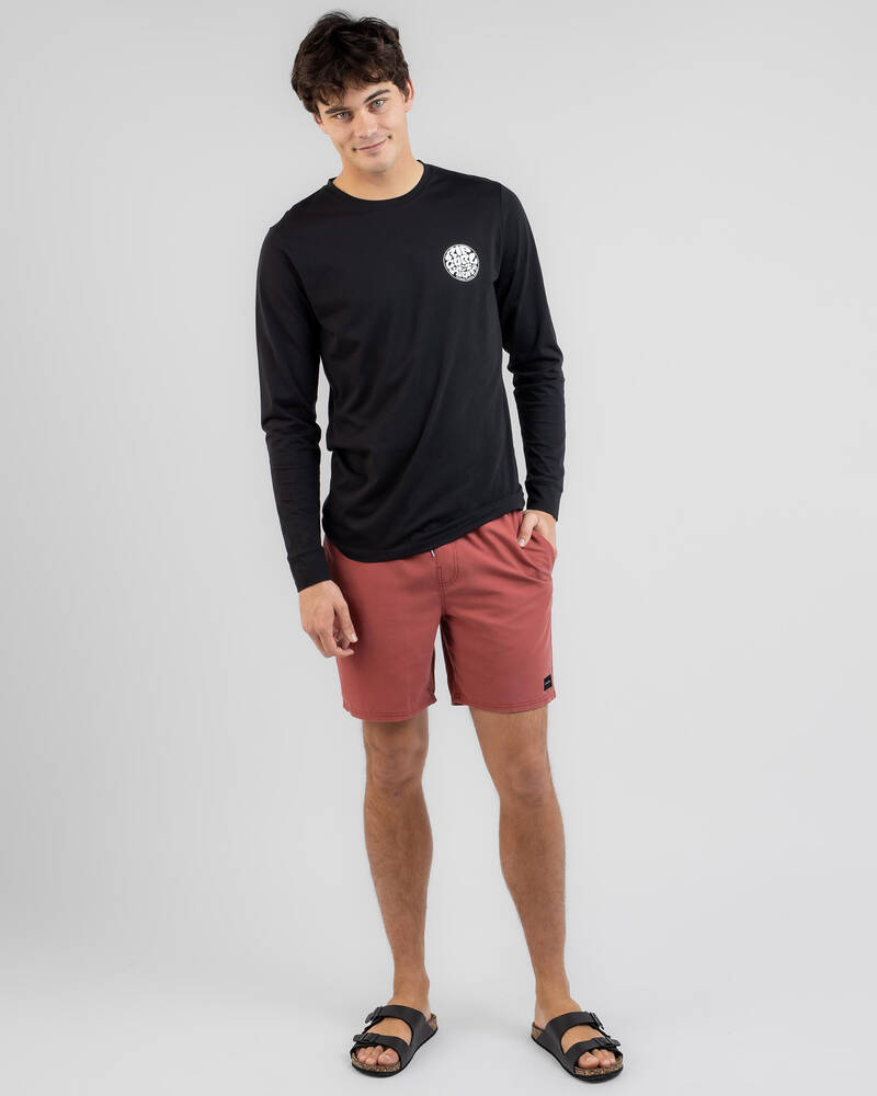 Rip Curl Icons Of Surf Long Sleeve Rash Vest for Mens