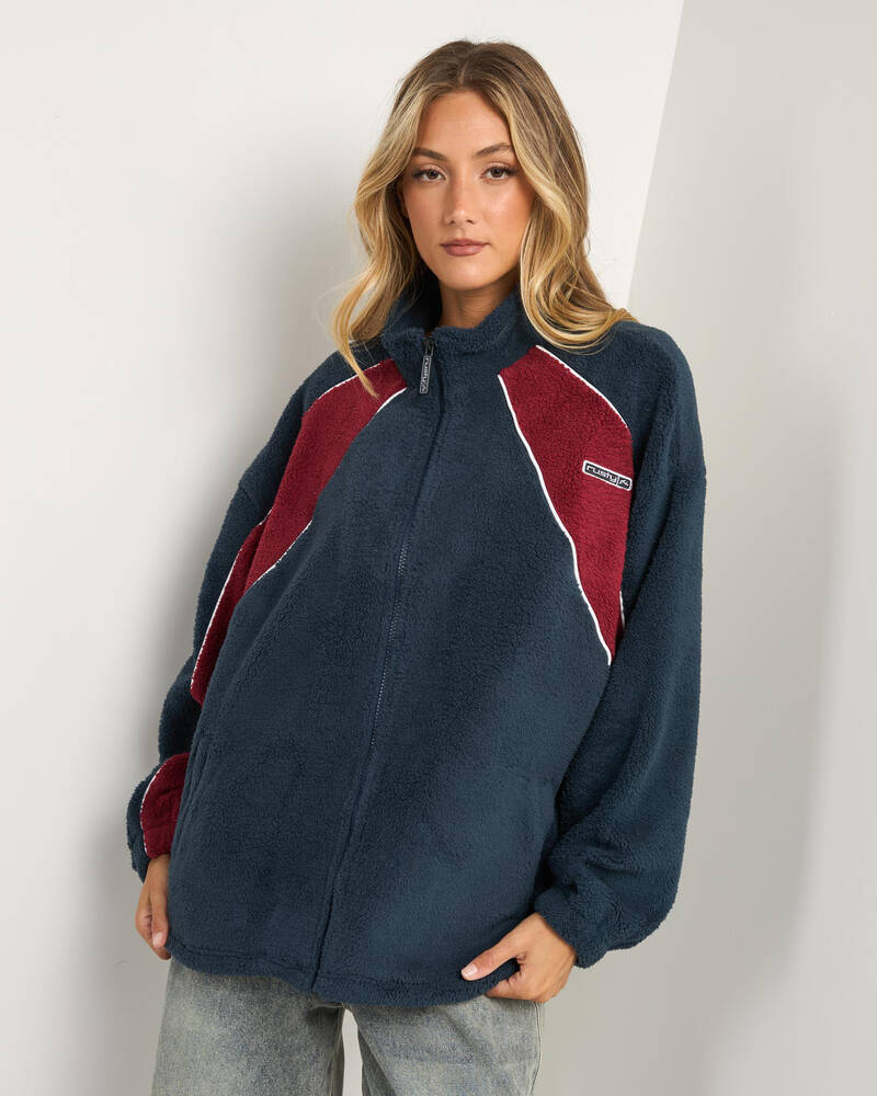 Rusty Two Tides Zip Through Jacket for Womens