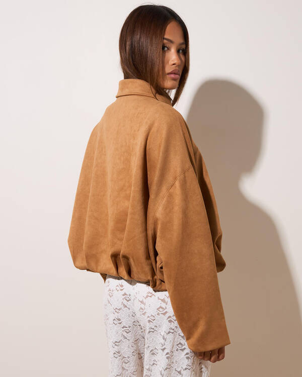 Ava And Ever London Faux Suede Jacket for Womens