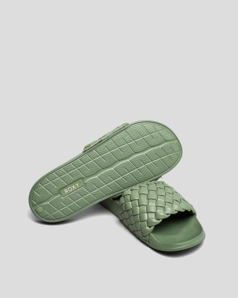 Roxy Slippy Puff Slide Sandals for Womens