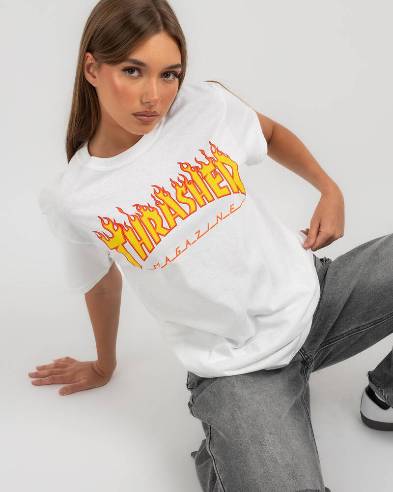 Thrasher Flame T-Shirt for Womens