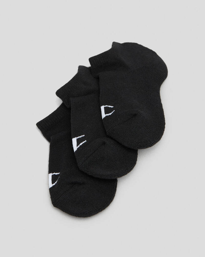 Champion Toddlers' C Logo Low Cut Socks 3 Pack for Mens