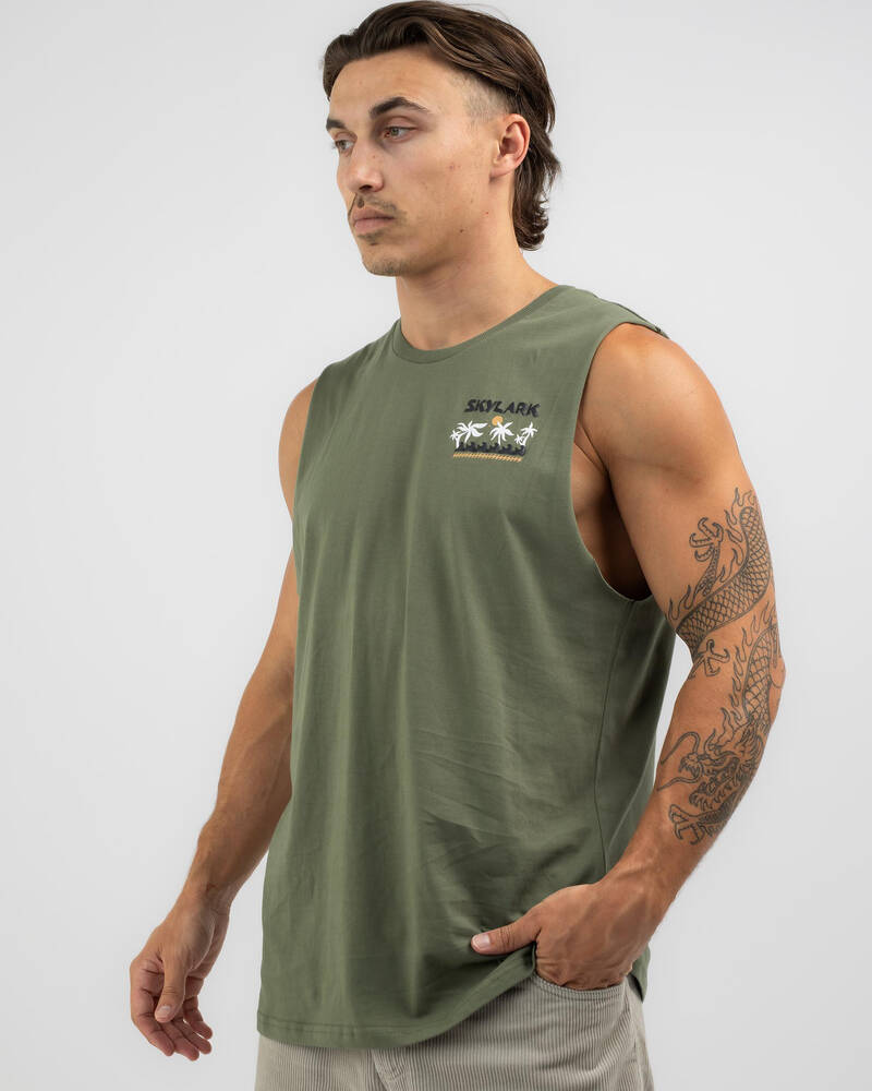 Skylark Vacation Muscle Tank for Mens