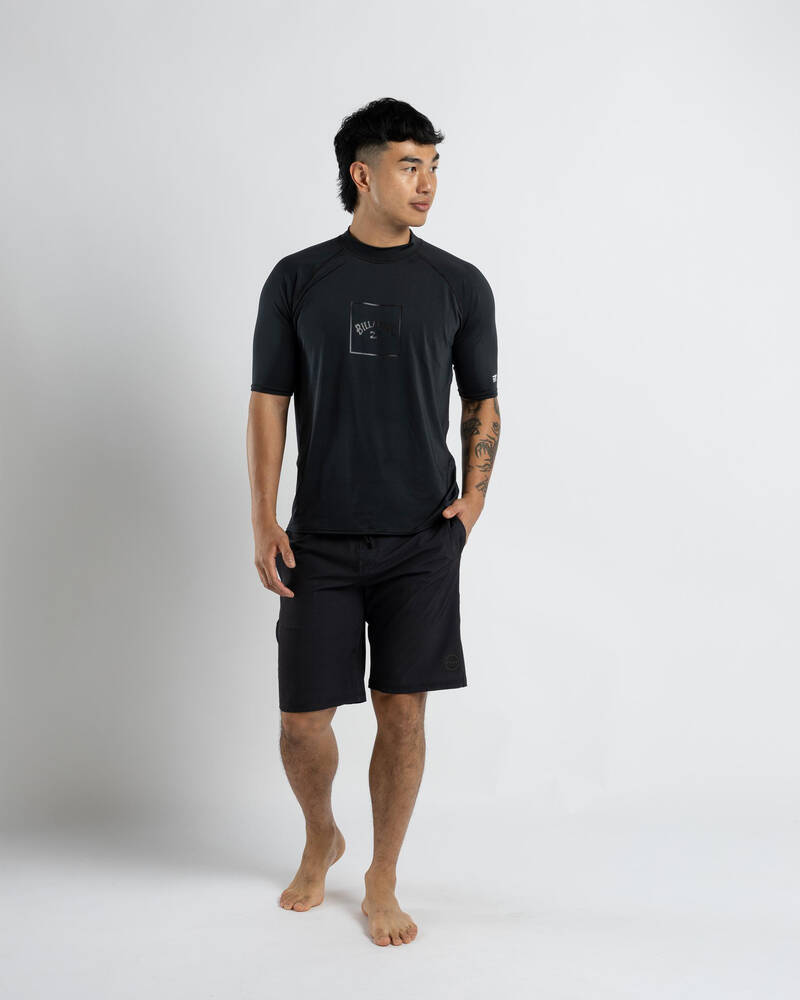 Billabong Boxed Arch Short Sleeve Rash Vest for Mens