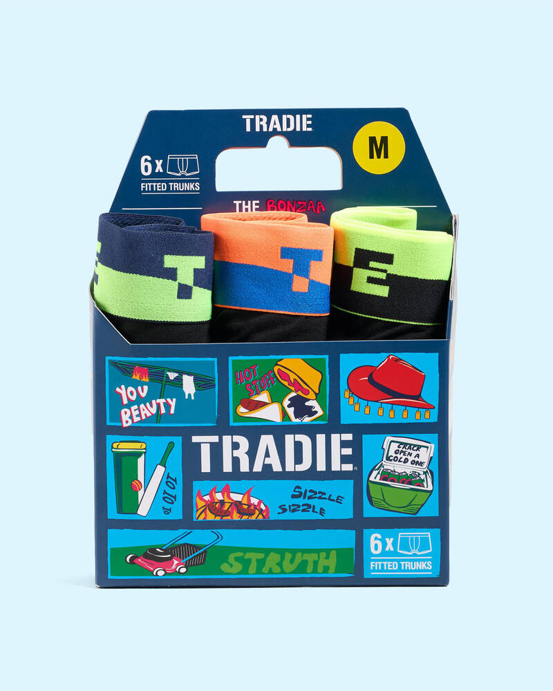 Tradie 6 Pack Trunks for Mens