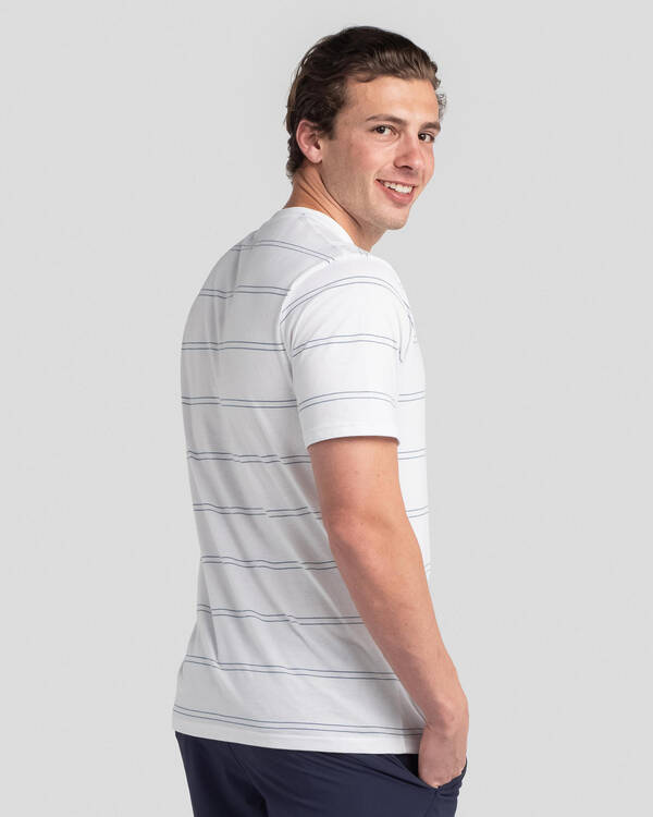 Rip Curl Plain Stripe T-Shirt for Mens