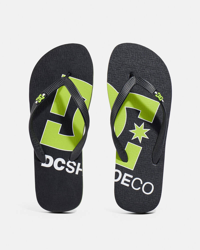 DC Shoes Spray Graffik Thongs for Mens
