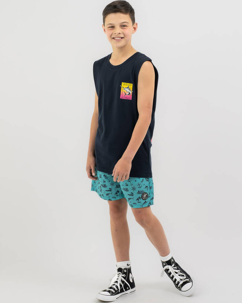 Salty Life Boys' Elusive Muscle Tank for Mens