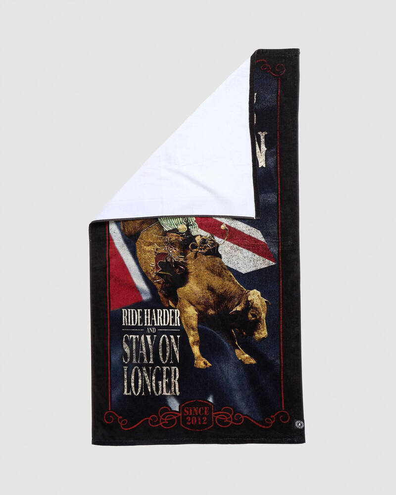 Ringers Western Ride Harder Towel for Mens