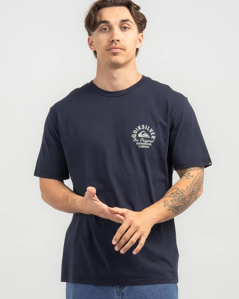 Quiksilver Circled Script T-Shirt for Mens