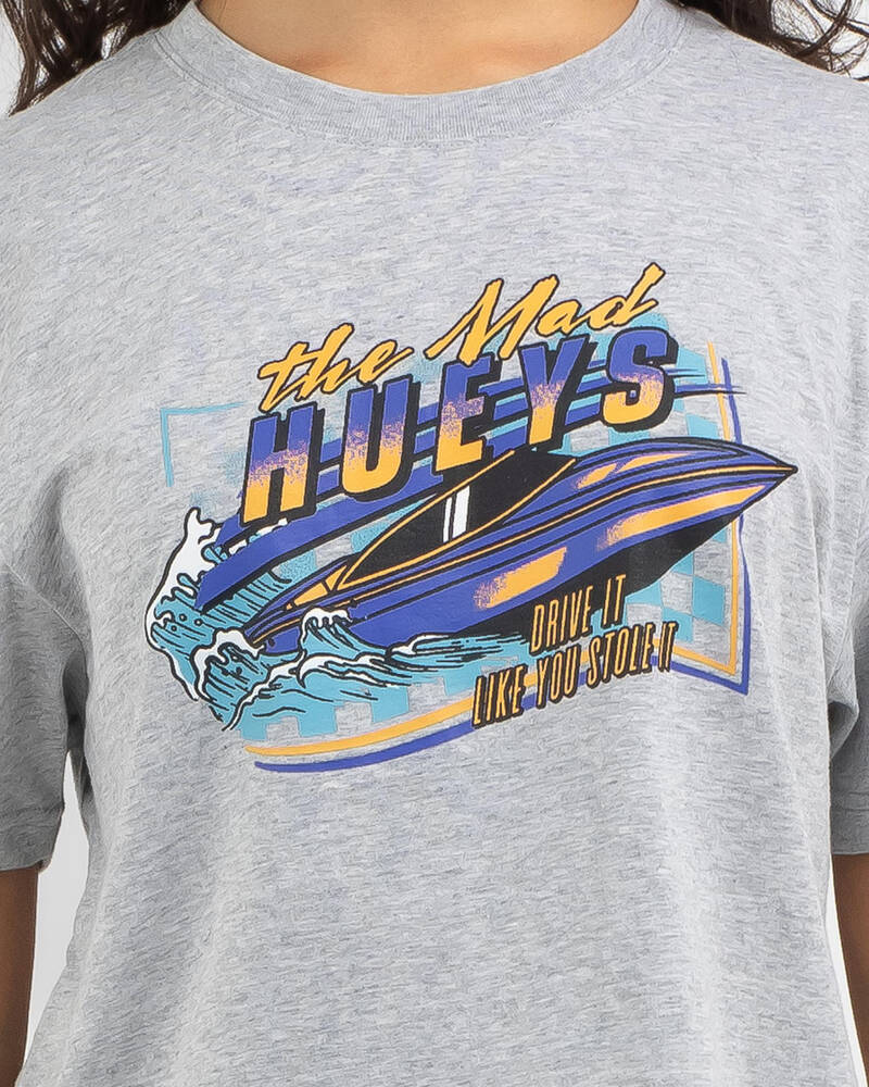 The Mad Hueys Drive It Like You Stole It Crop T-Shirt for Womens