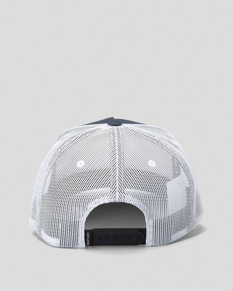 Salty Life Once Bitten Snapback Trucker Cap for Mens