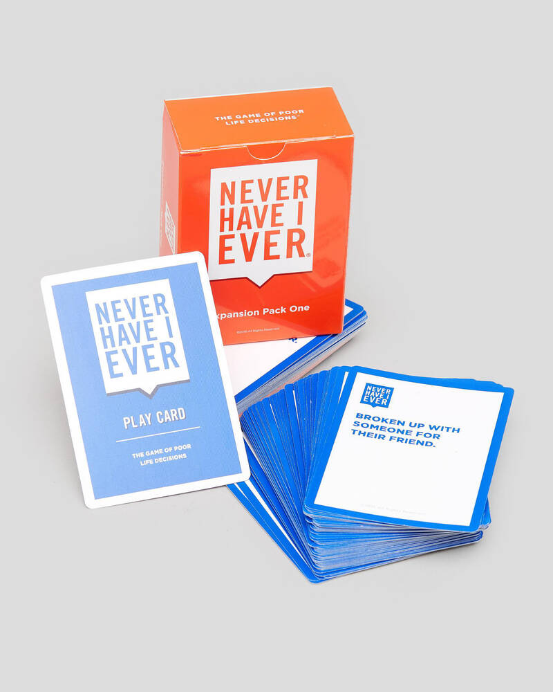 Get It Now Never Have I Ever Game for Unisex