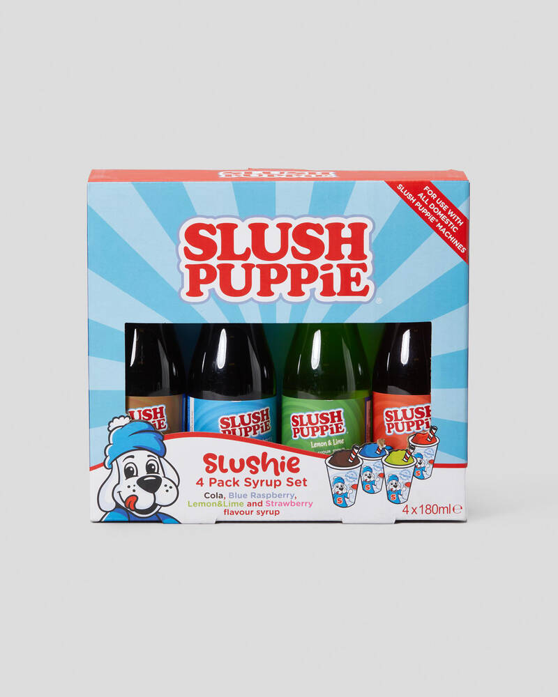 Slush Puppie 4 Pack Syrup Flavours for Unisex