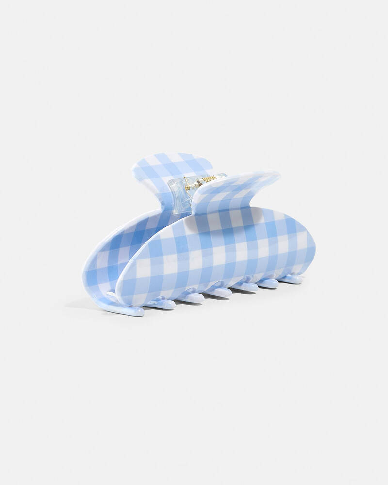 Karyn In LA Gingham Hair Claw Clip for Womens