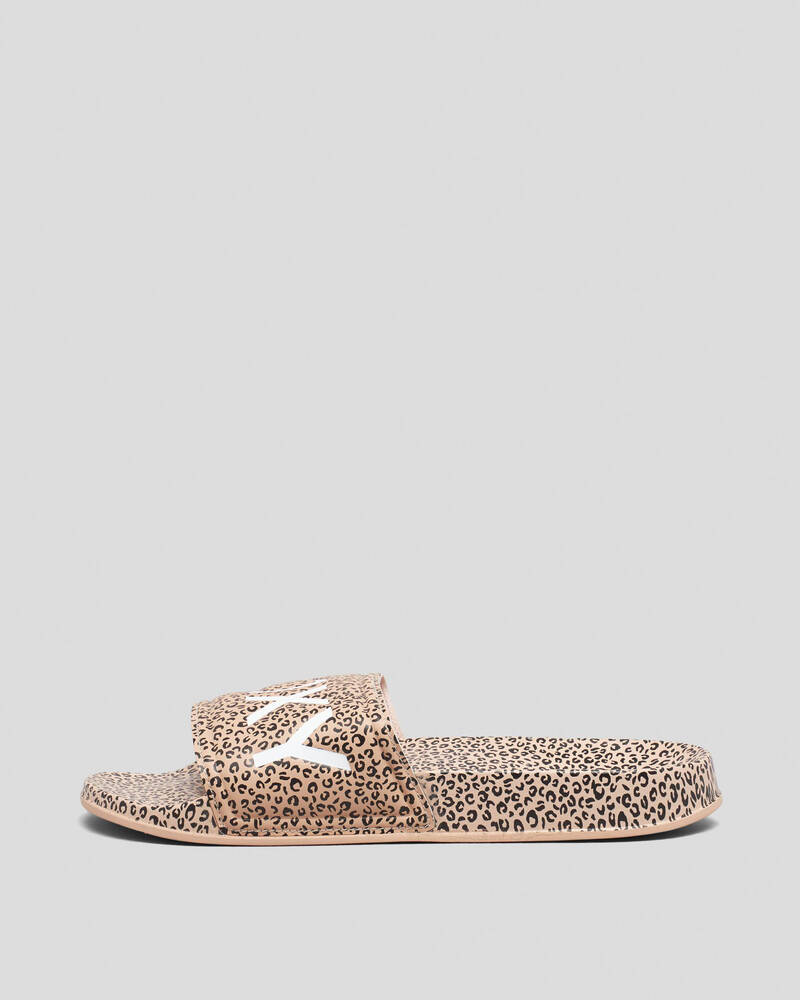 Roxy Slippy Printed Slide Sandals for Womens