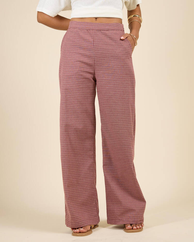 Rhythm Lucy Wide Leg Pants for Womens