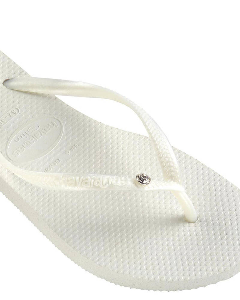 Havaianas Slim Crystal Thongs for Womens