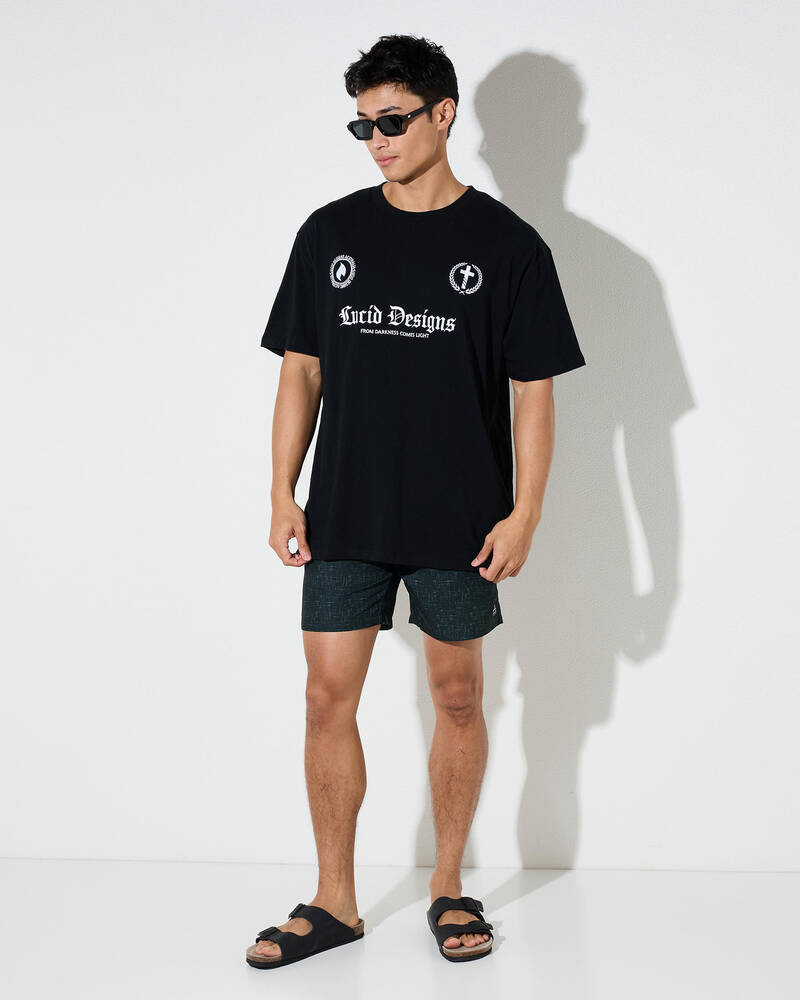 Lucid Marlow Elastic Waist Shorts for Mens