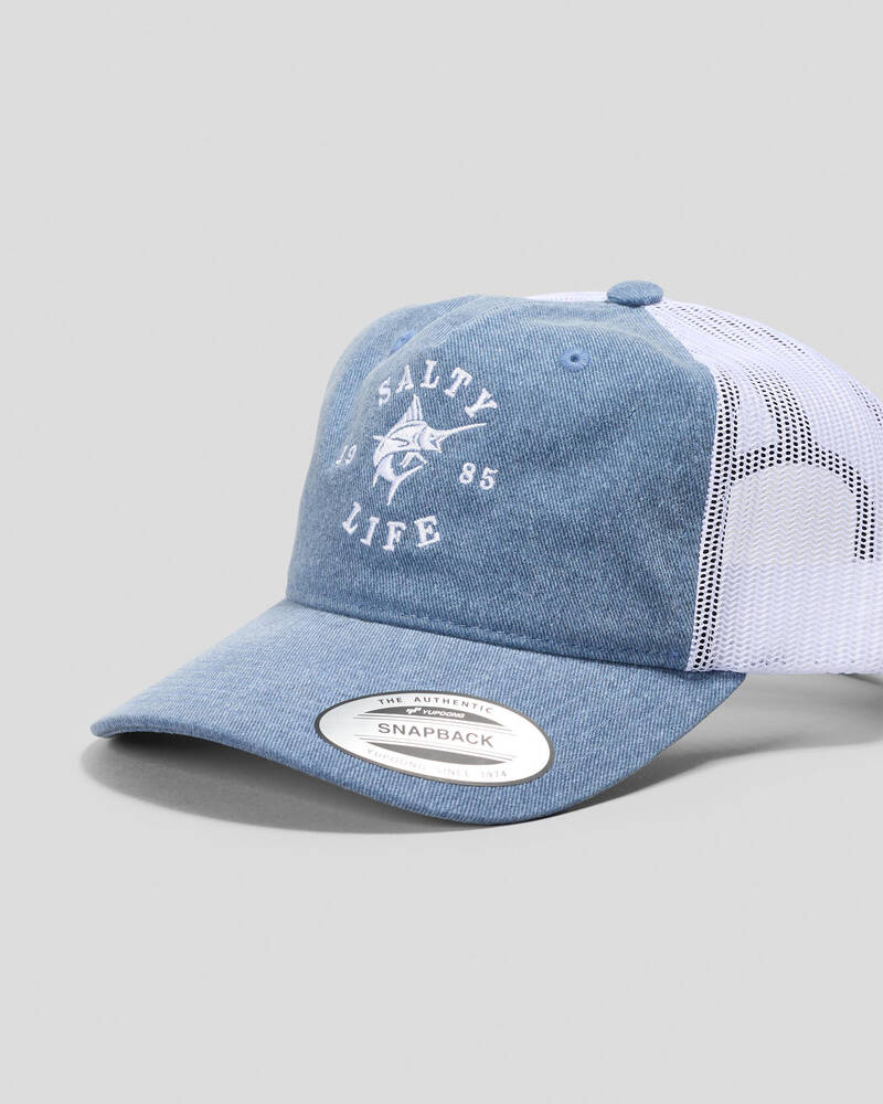 Salty Life Barnacle Trucker Cap for Mens