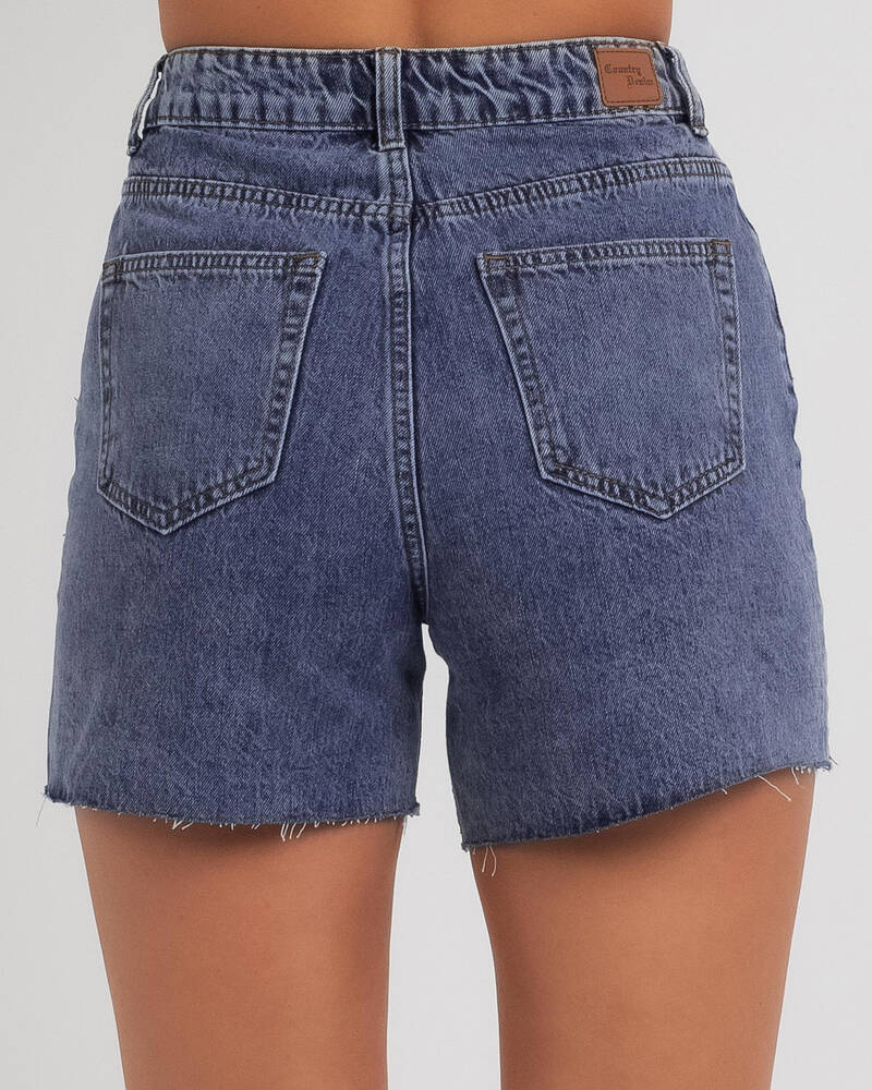 Country Denim Claire Shorts for Womens