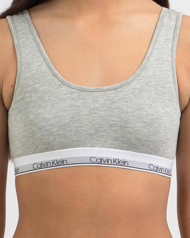 Calvin Klein Girls' Modern Cotton Bralette Pack for Womens
