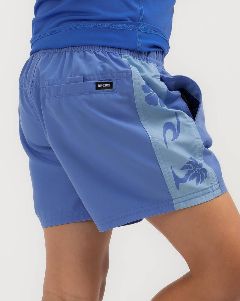 Rip Curl Toddlers' Static Youth Block Volley Board Shorts In Gnaraloo ...