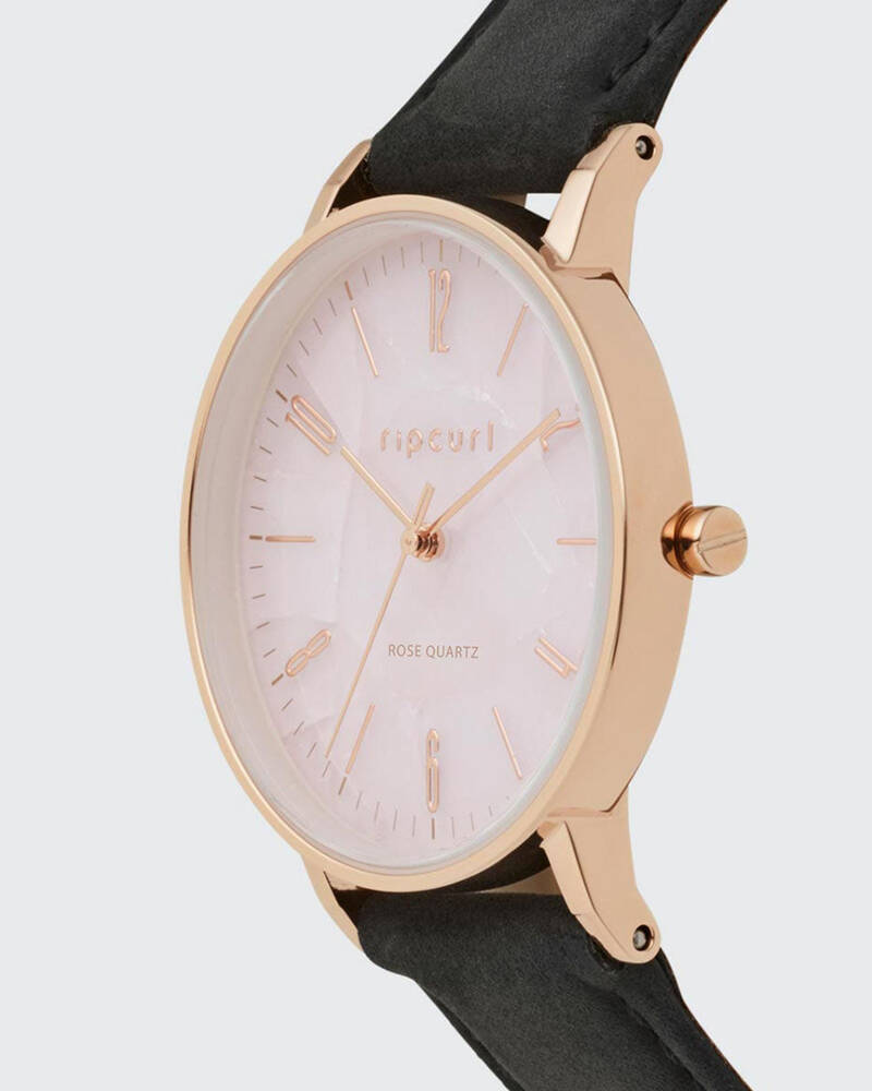 Rip Curl Latch Rose Quartz Leather Watch for Womens