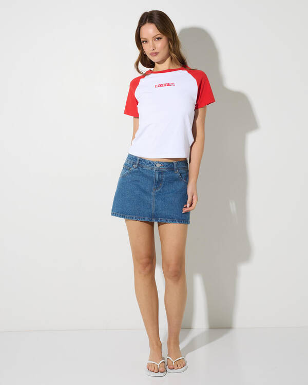 Roxy Backslider Denim Skirt for Womens
