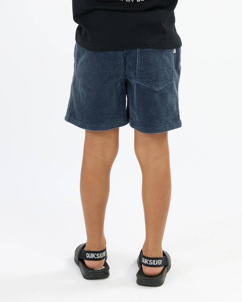 Skylark Toddlers' Cord Elastic Waist Shorts for Mens