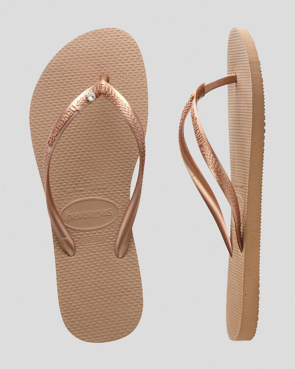 Havaianas Slim Crystal Thongs for Womens