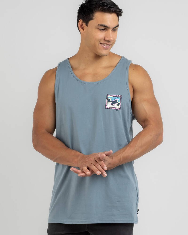 Billabong Crayon Wave Singlet for Mens