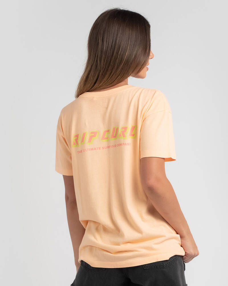Rip Curl Fadeout Icon T-Shirt for Womens